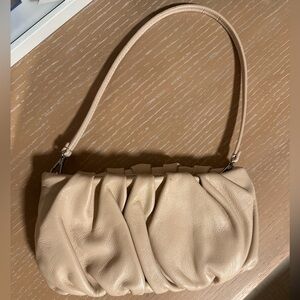 Staud Bean Bag in tan/cream